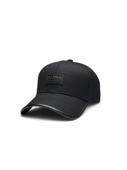 Бейсболка «BOSS Italian Cotton Black FW’26»